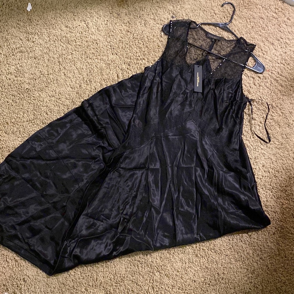 DonnaKaran Black Slip Maxi Dress